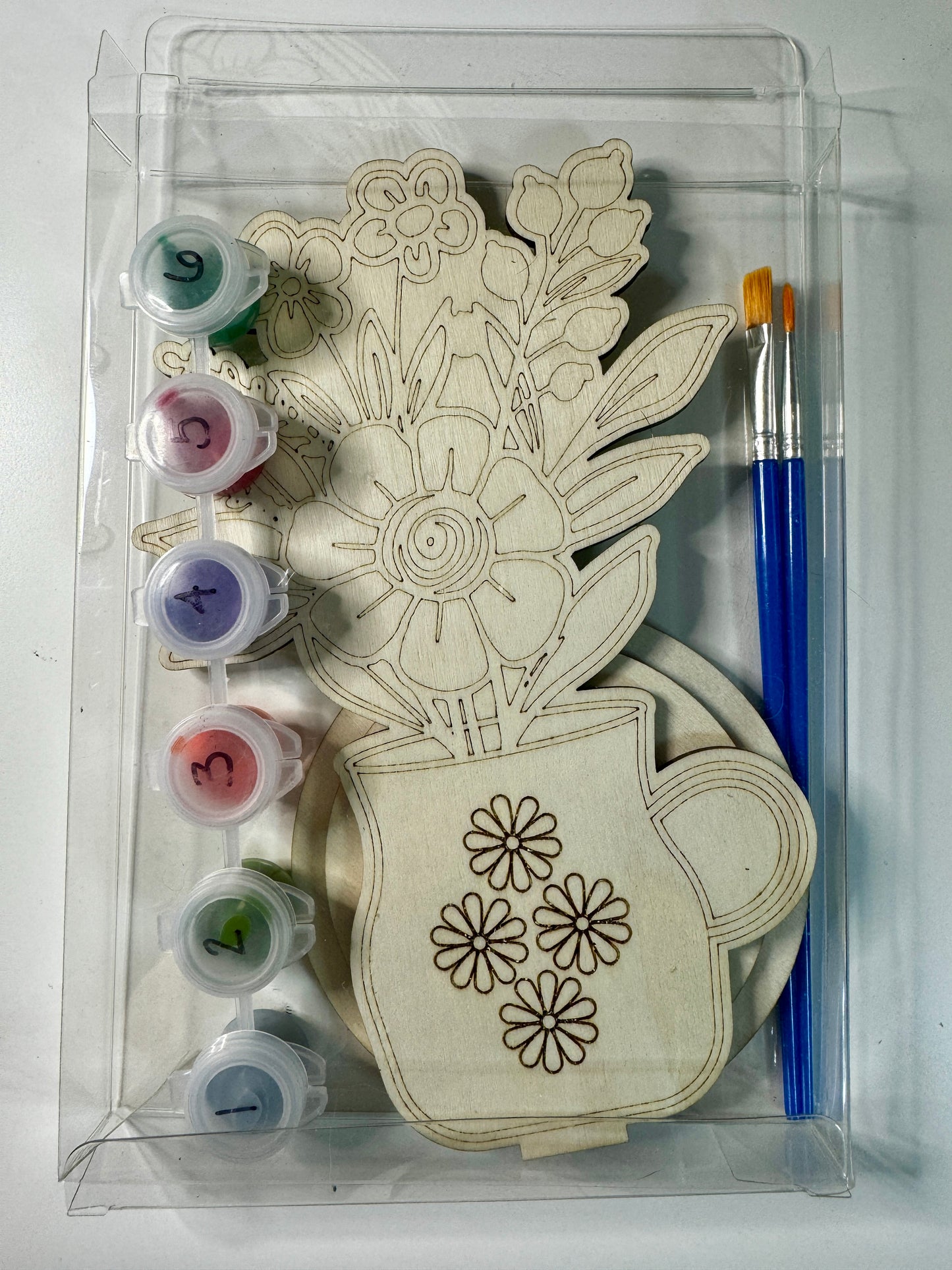 Daisy Mug Bouquet Paint Kit - juliemstudios