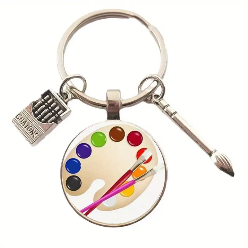Paint Palette Keychain - juliemstudios