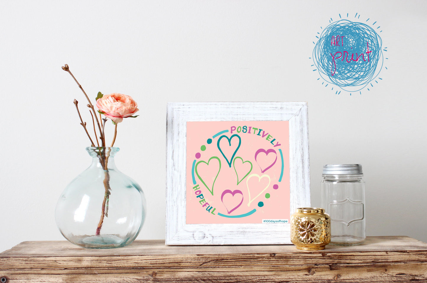 Day 001 - Positively Hopeful - juliemstudios
