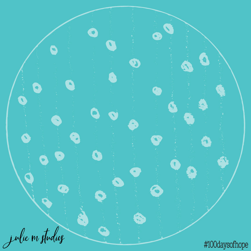 Day 020 - Circles on a Line - juliemstudios