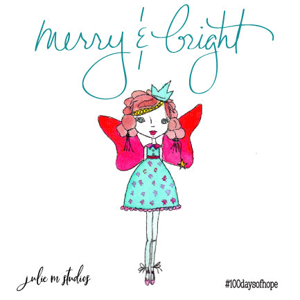 Day 077 - Merry & Bright Angel - juliemstudios