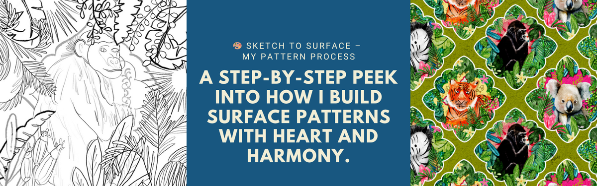 Sketch to Surface – My Pattern Process