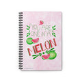 One in a Melon Spiral Notebook - Cute Gift, Journaling, School Supplies, Watermelon Lover, Fun Stationery - juliemstudios