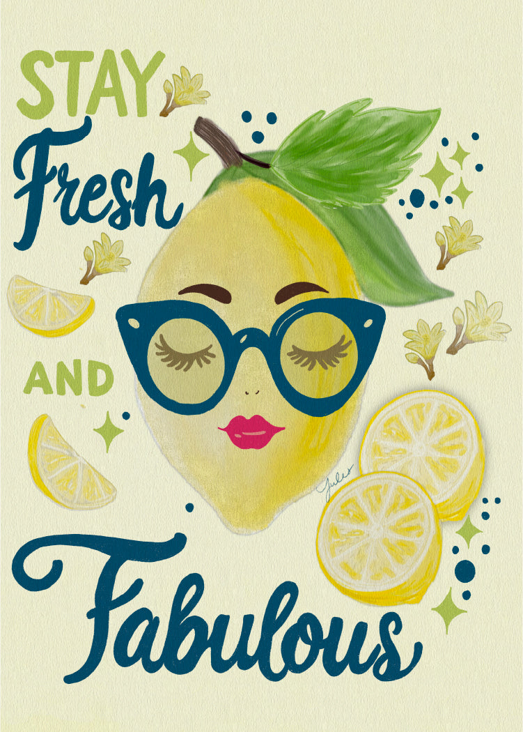 Stay Fun & Fabulous – Greeting Greeting Card (5x7) - juliemstudios