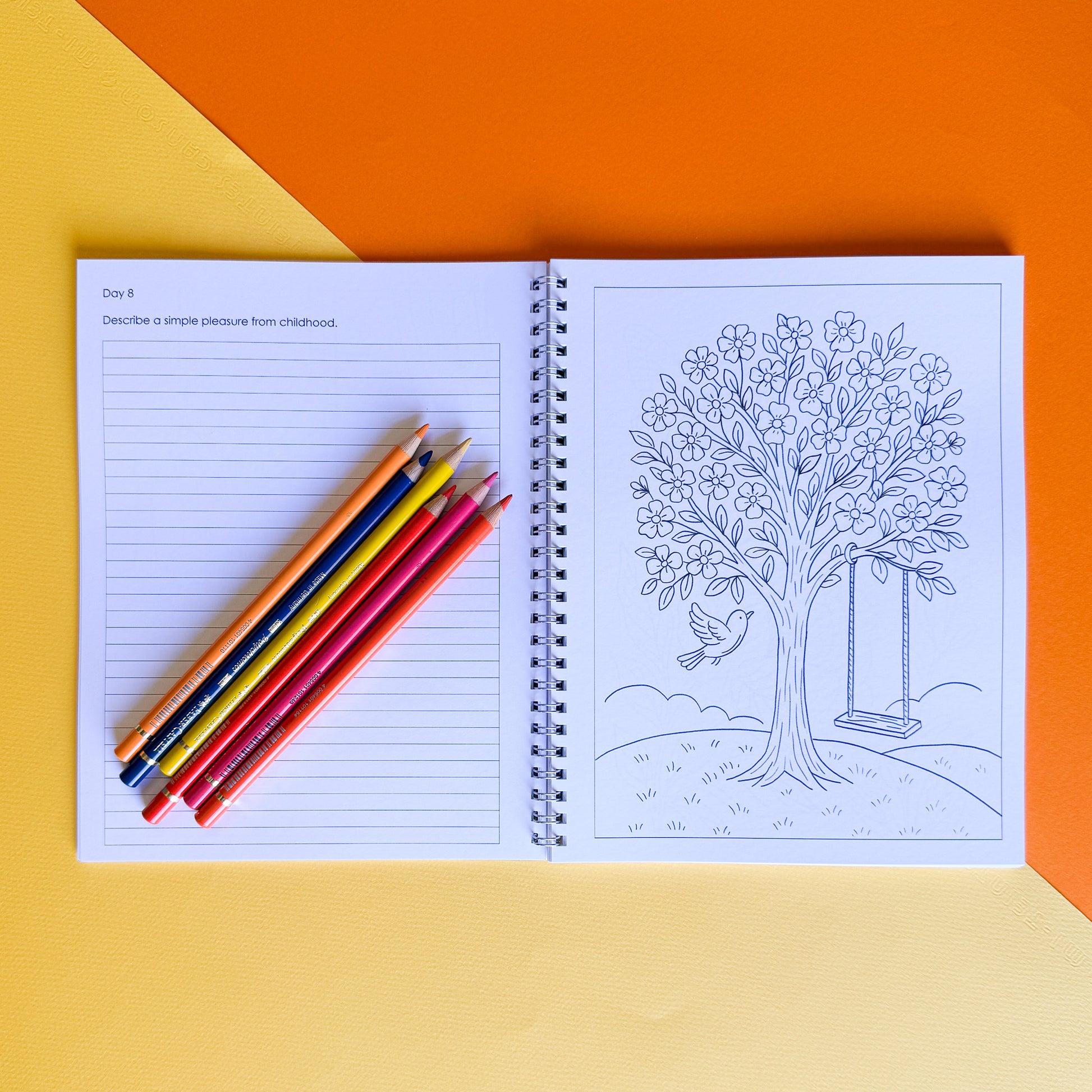 A Guided Mindfulness & Coloring Journal for Self-Reflection - juliemstudios