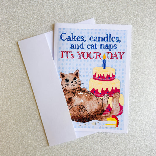 Naptime – Birthday Greeting Card (5x7) - juliemstudios