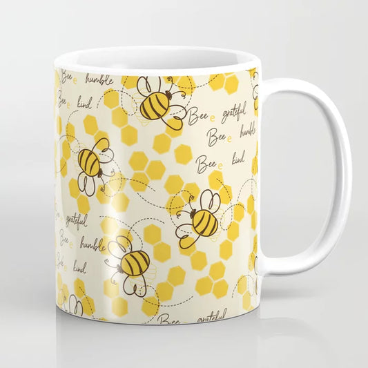 Bee Grateful Mug - juliemstudios