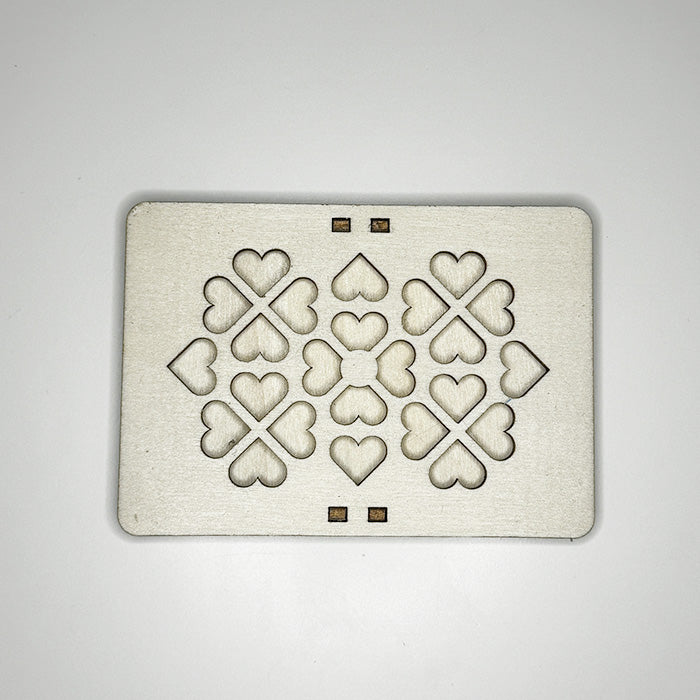 Geometric Gift Card Holder - Hearts - juliemstudios
