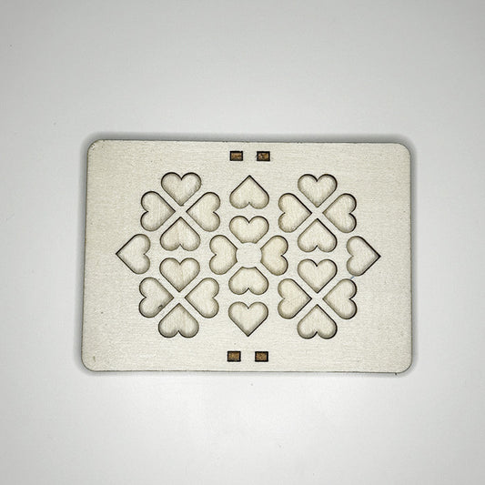 Geometric Gift Card Holder - Hearts - juliemstudios