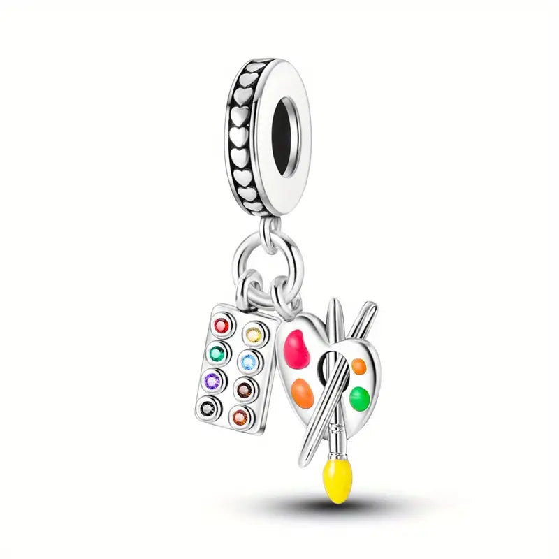 Sterling Silver Charm-palette - juliemstudios