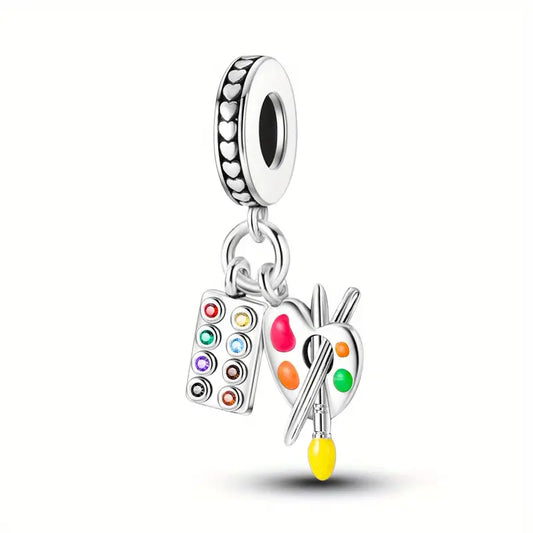 Sterling Silver Charm-palette - juliemstudios