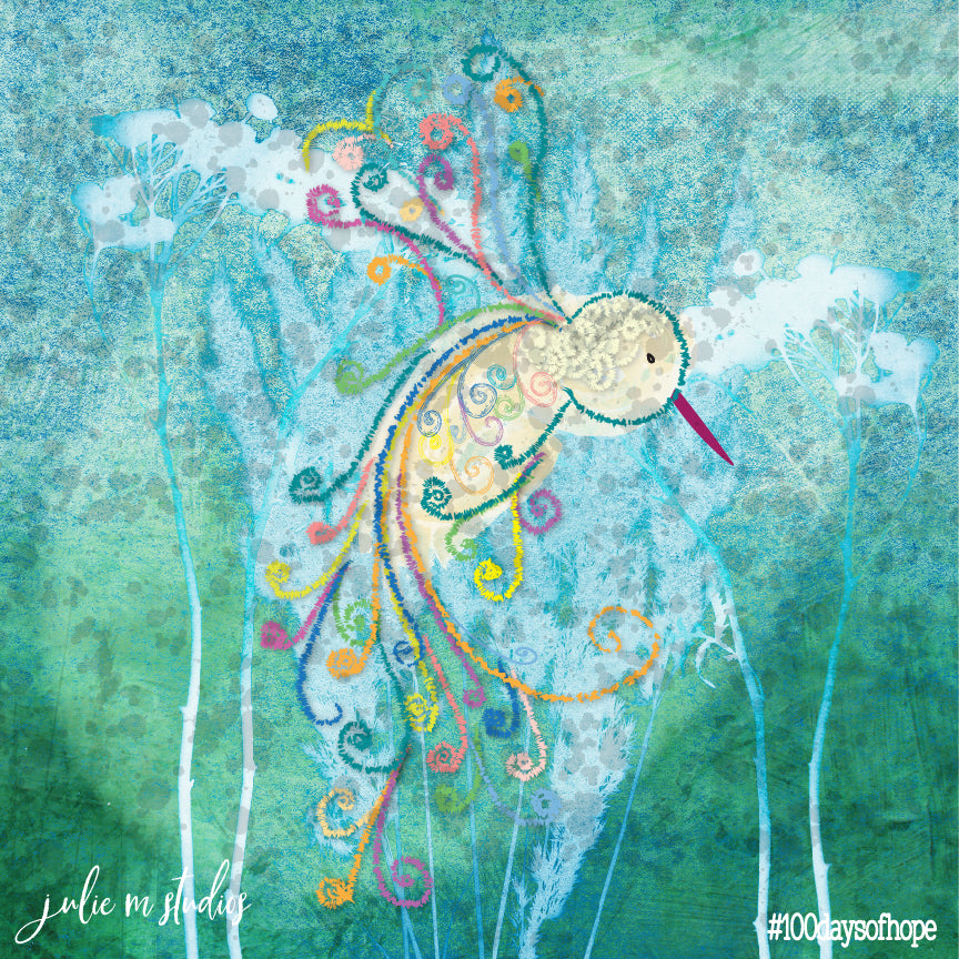 Day 013 - Hummingbird - juliemstudios