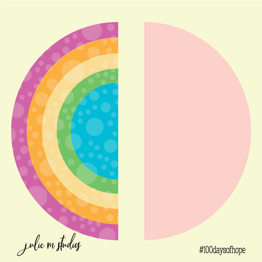 Day 063 - Geo Rainbow - juliemstudios