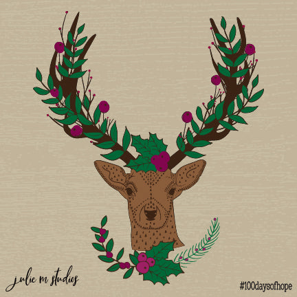 Day 087 - Holly Deer - juliemstudios