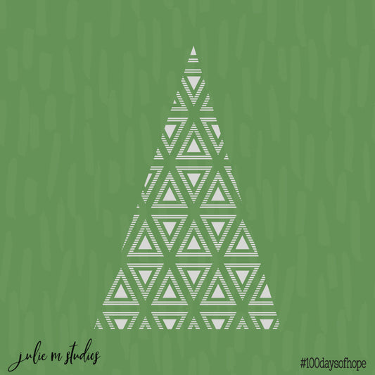 Day 053 - Xmas Tree Green - juliemstudios
