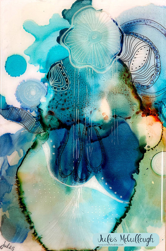 Abstract 11 - Flowing Waters - juliemstudios