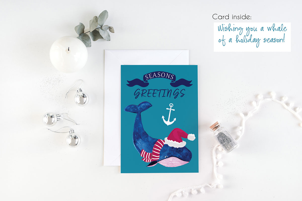 Nautical Christmas Cards - Set of 3 - juliemstudios