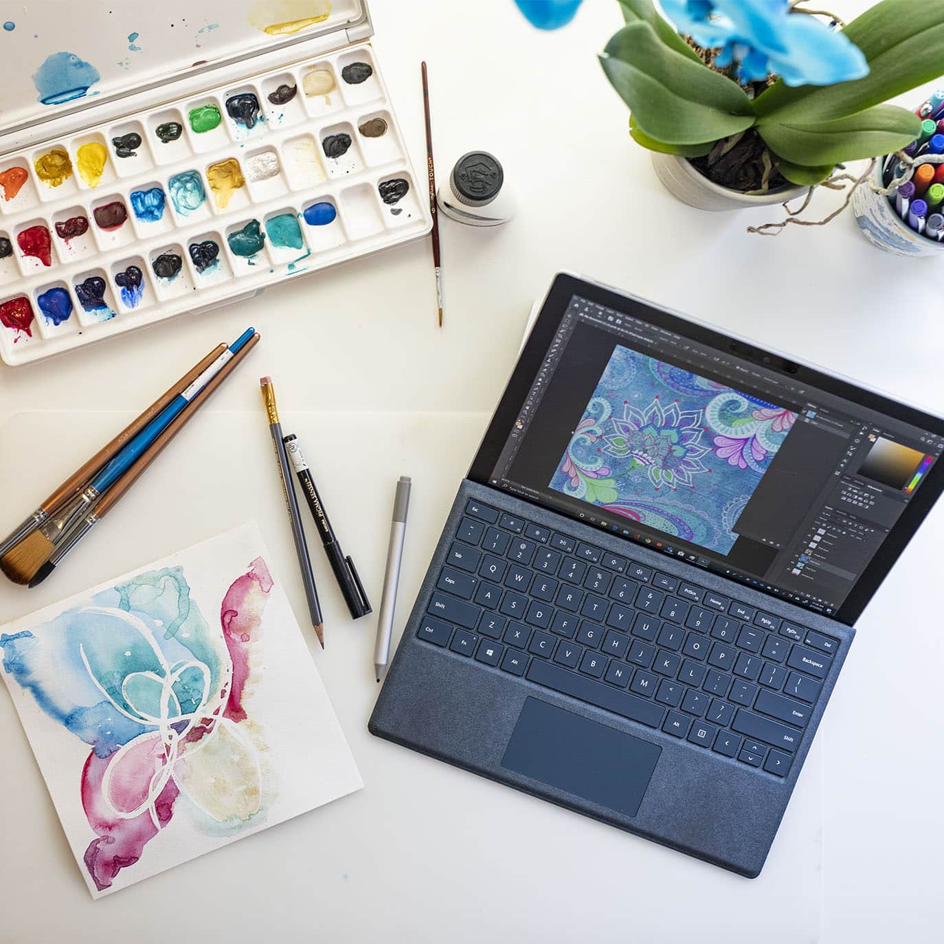 Artists creative process
