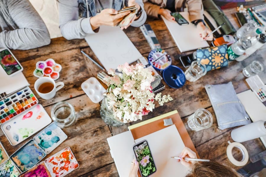 Watercolor artist workshops
